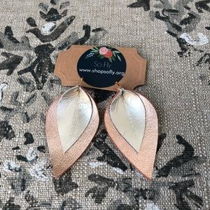NWY Leather Earrings
